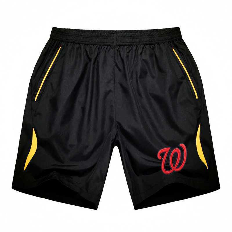 Men's Washington Nationals Black Gold Stripe MLB Shorts,We sell and wholesale Men's Washington Nationals Black Gold Stripe MLB Shorts on line form chian!